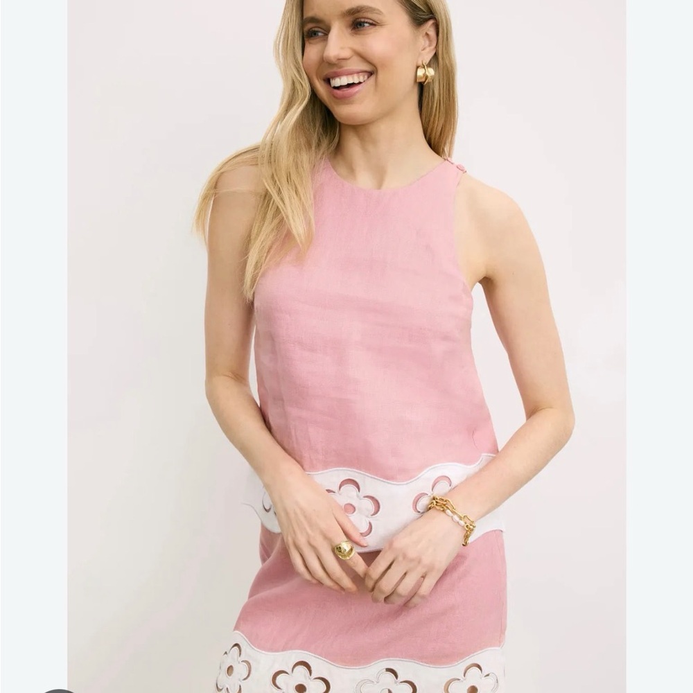 STAUD  Margaux Linen Skirt